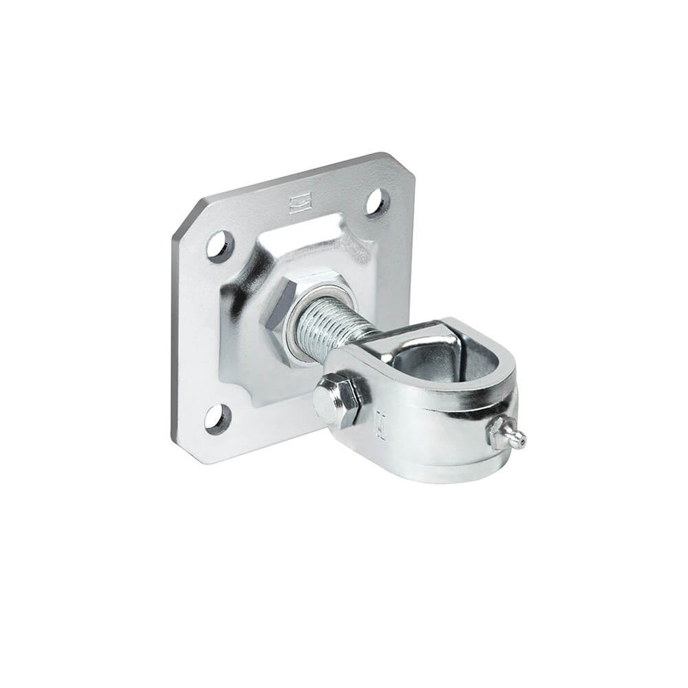 Strap Hinge with Plate - M27 Galvanised