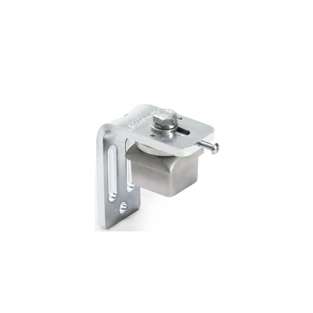 Adjustable Upper Hinge with Bearing 50mm Square insert & L Plate Galvanised - F H Brundle
