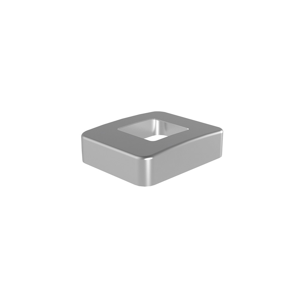 Marano Base Plate Cover For 50mm Post Aluminium Satin Anodised Finish