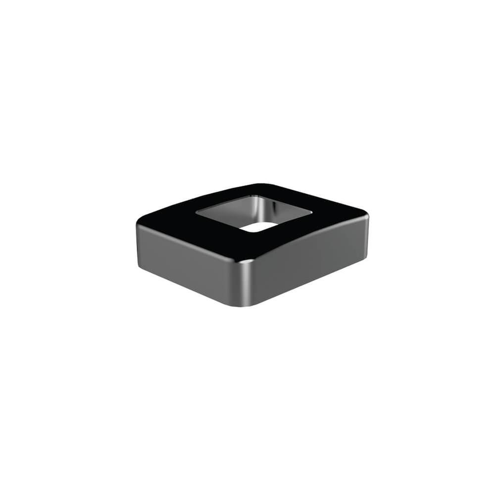 Marano Base Plate Cover For 50mm Post Aluminium Black Powder Coated Finish - F H Brundle