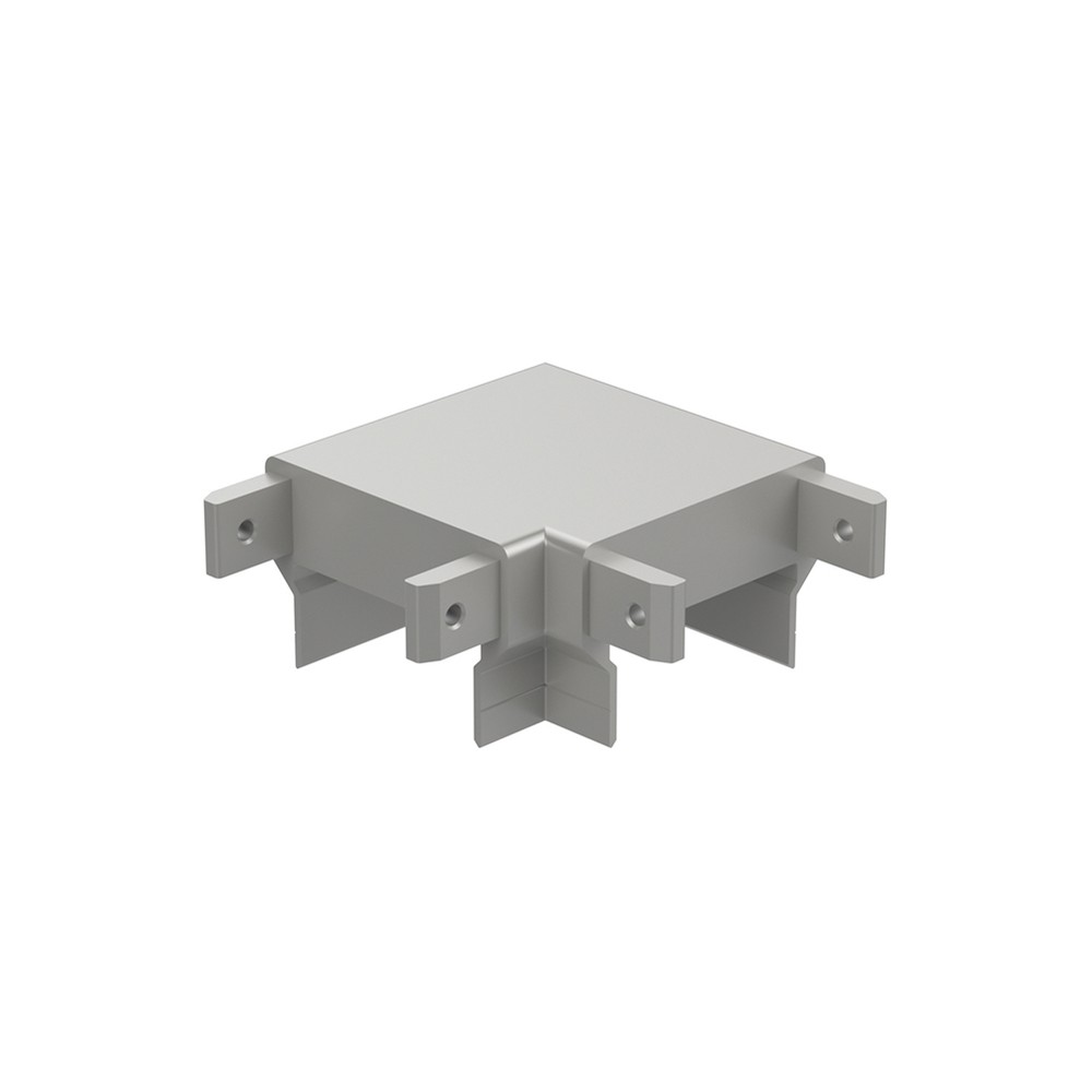 90 Degree Connector - 70x45mm Handrail Aluminium - Satin Anodised