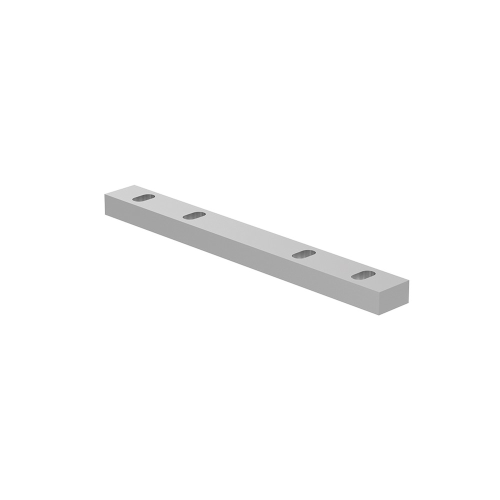Marano Inline Connector Internal Fix c/w 4 Screws Aluminium Satin Anodised Finish
