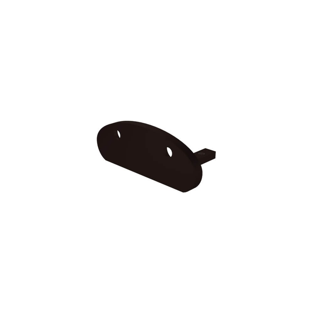 Marano Wall Bracket c/w 2 Screws Suits 72 x 27mm Rectangular Handrail Aluminium