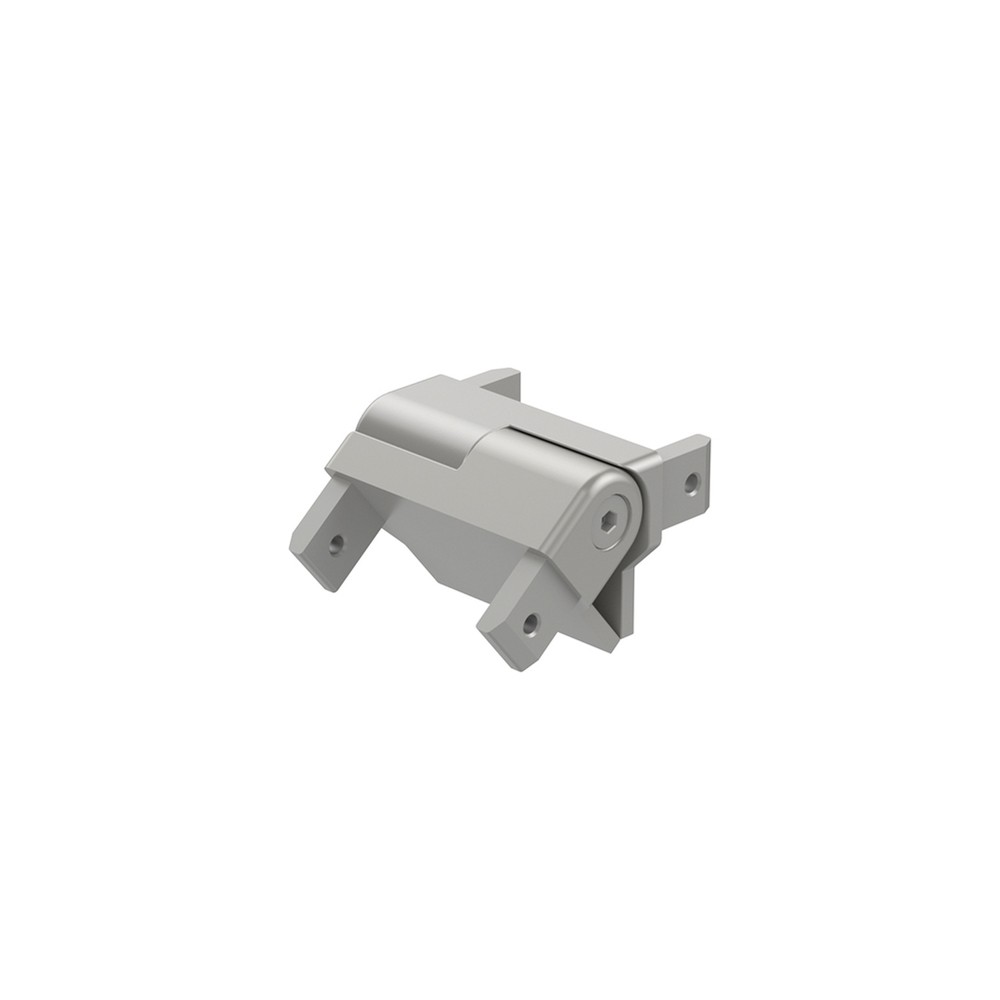 Adjustable Vertical Joiner - 70x45mm Handrail Aluminium Satin Anodised Finish