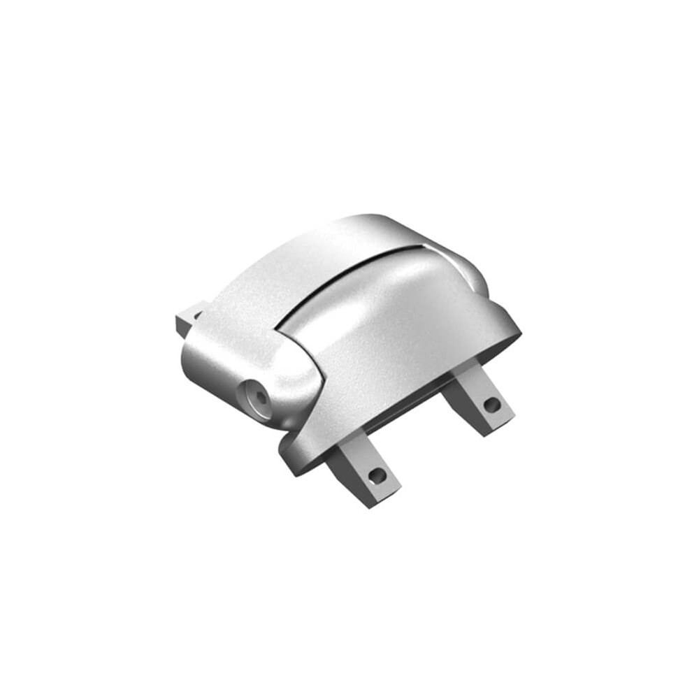 Adjustable Vertical Joiner 35 Up/80 Down Aluminium Satin Anodised - Oval