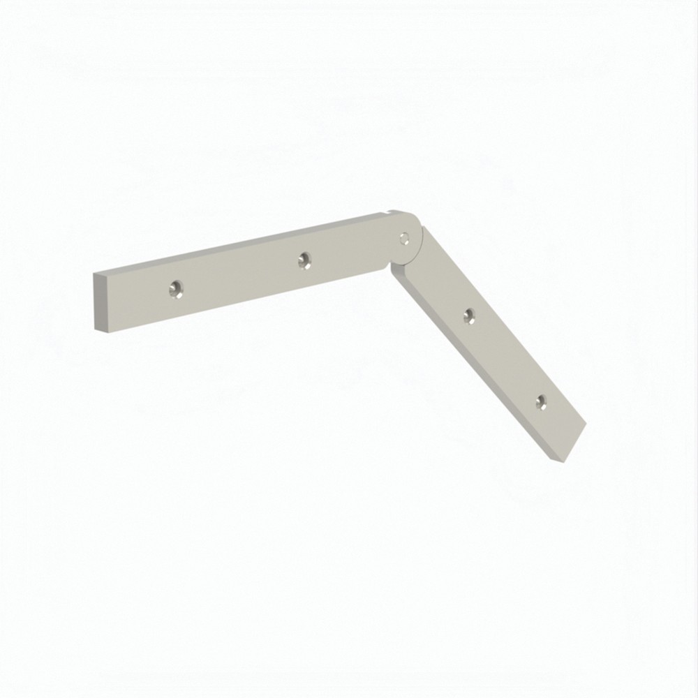 Marano 90 to 180 deg. Horizontal Joiner Aluminium Satin Anodised- 70x45 handrail