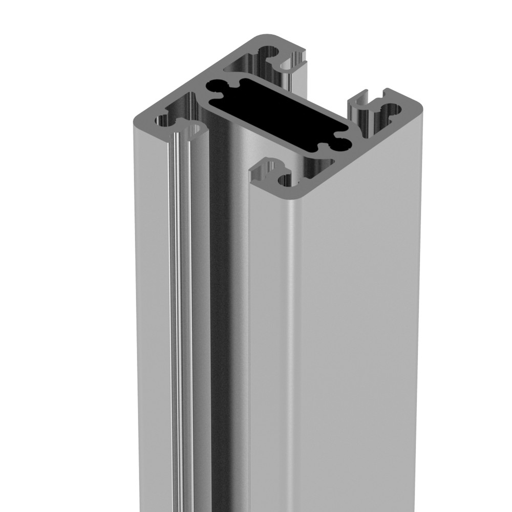 Marano Base Fix Profile Mid Section - 6m Includes 2M Capping - Satin Anodised