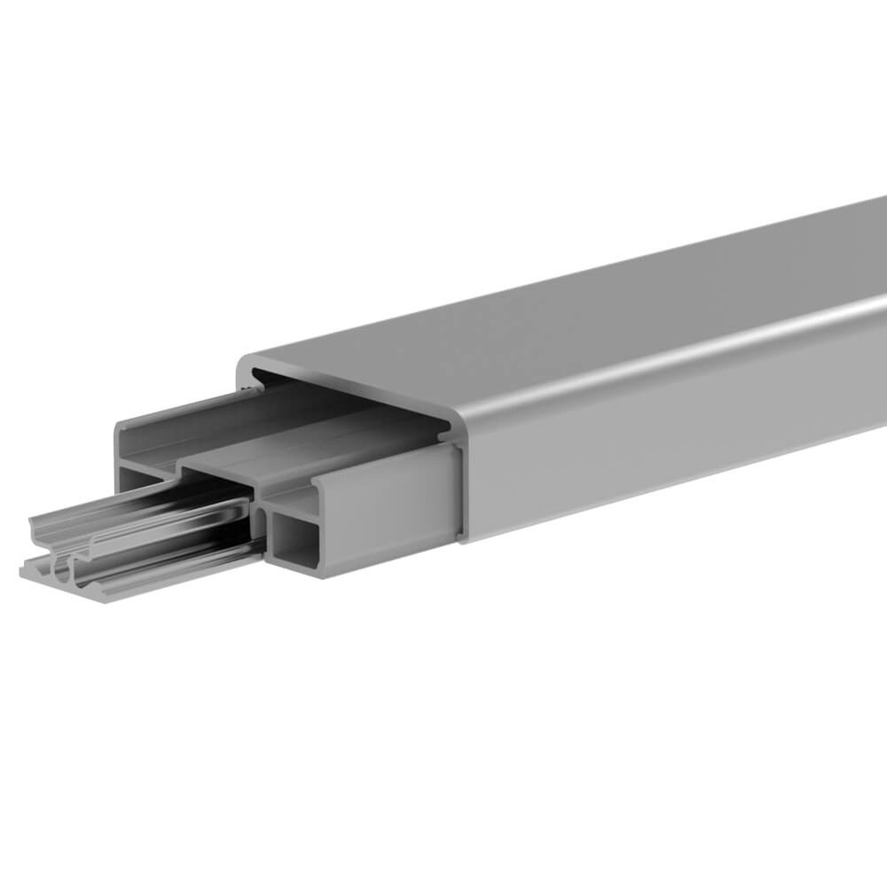 Marano 62 x 25mm Rect. Handrail L 5.8m Aluminium Satin Anodised Finish