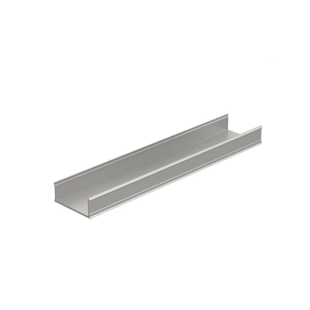 Undercap For Capping Handrail L: 5.8m Aluminium Satin Anodised Finish