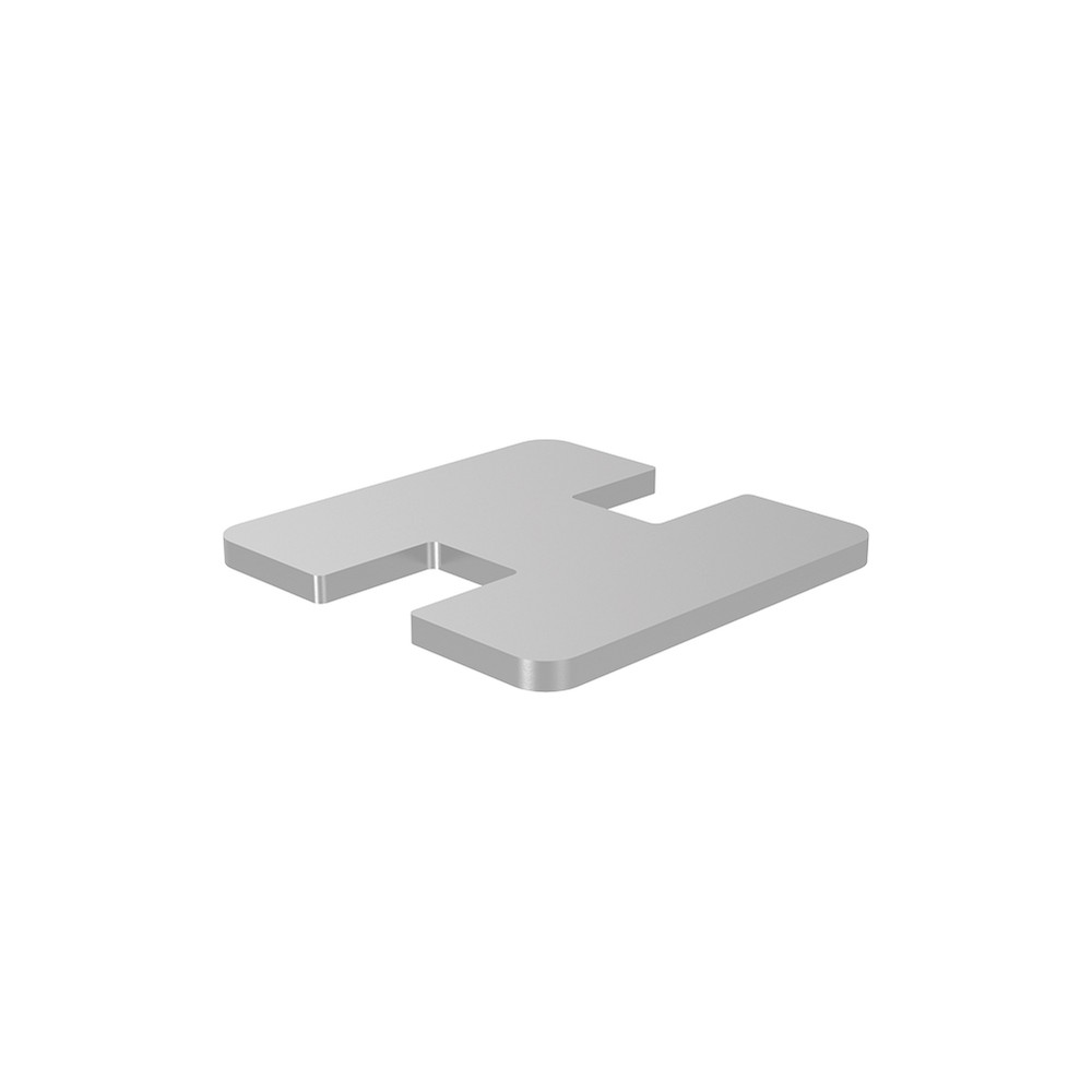 Marano Blanking Cap For 50mm Mid Post Aluminium Satin Anodised Finish