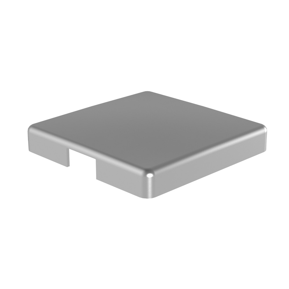 Marano End Cap For 50mm End Post Aluminium Satin Anodised Finish