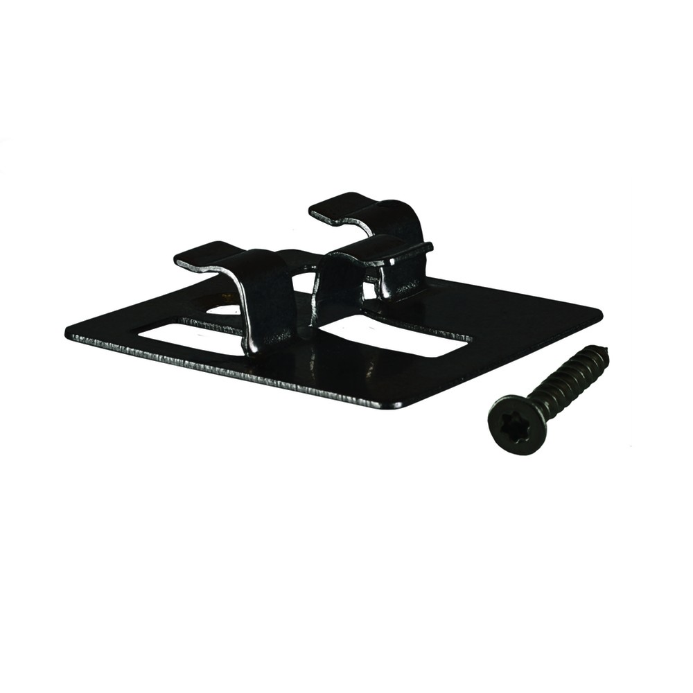 Deck Board Fixing Clip - Stainless Steel Black - 1mm gap - Quantity 50 Clips & 50 Screws