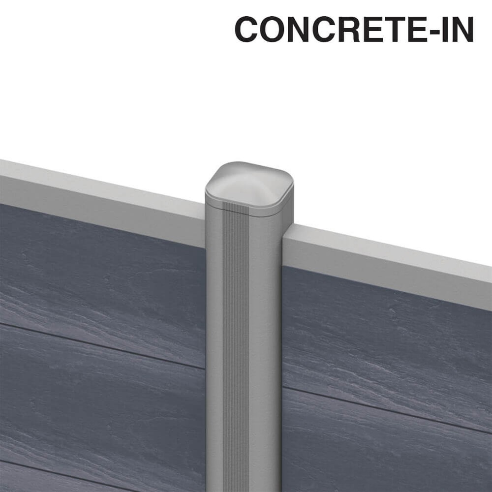 Composite Fencing Panel Kits 1.8 x 1.8m Twilight Grey WPC Per Metre Price