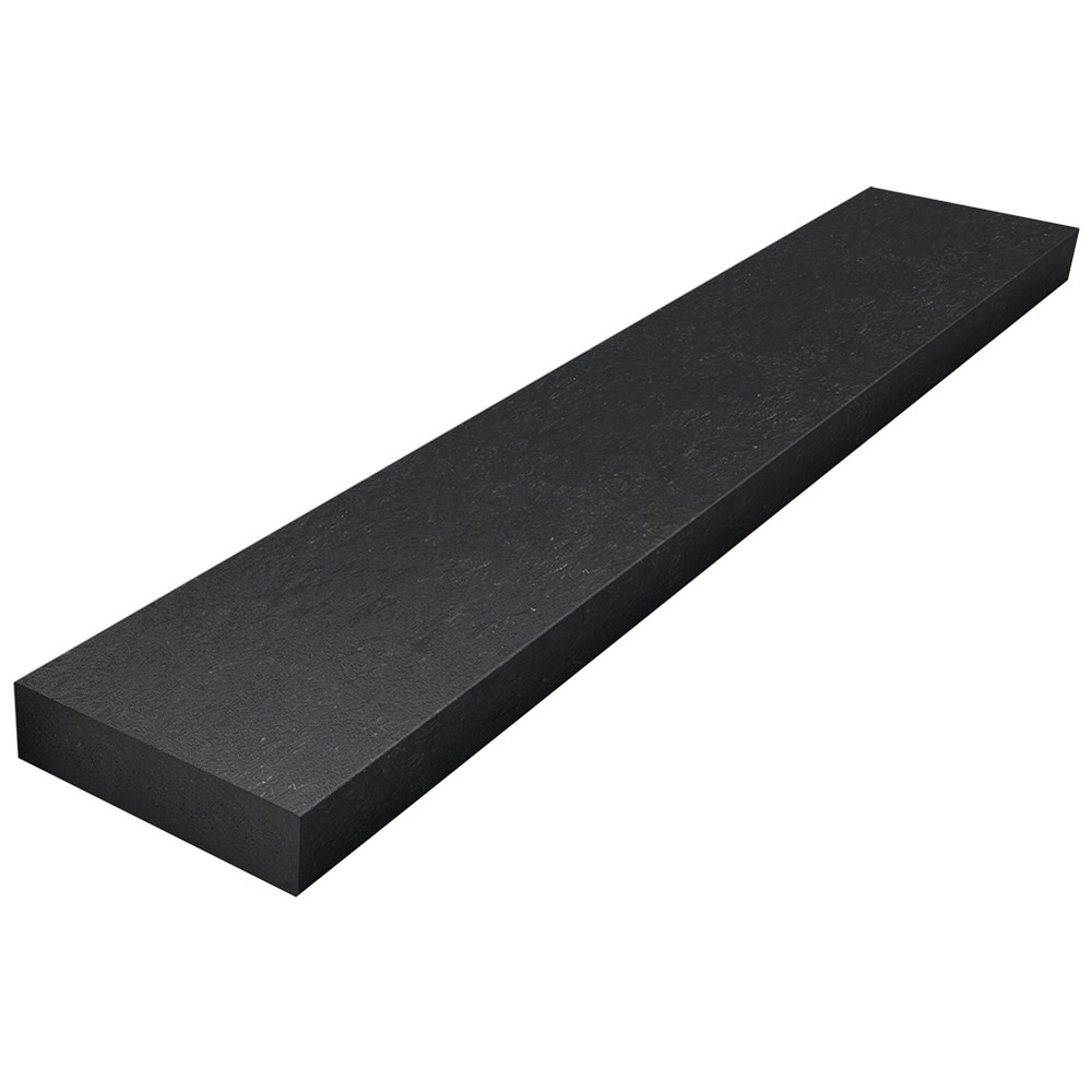 Black Recycled Plastic Sub FrameW 140 x H 50 x L 3600mm
