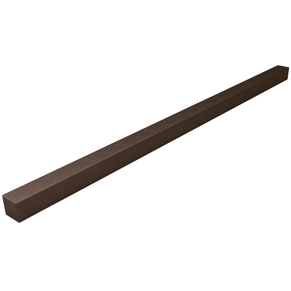 Brown Plastic Square Sub Frame W 40 x H 40 x L 3000mm