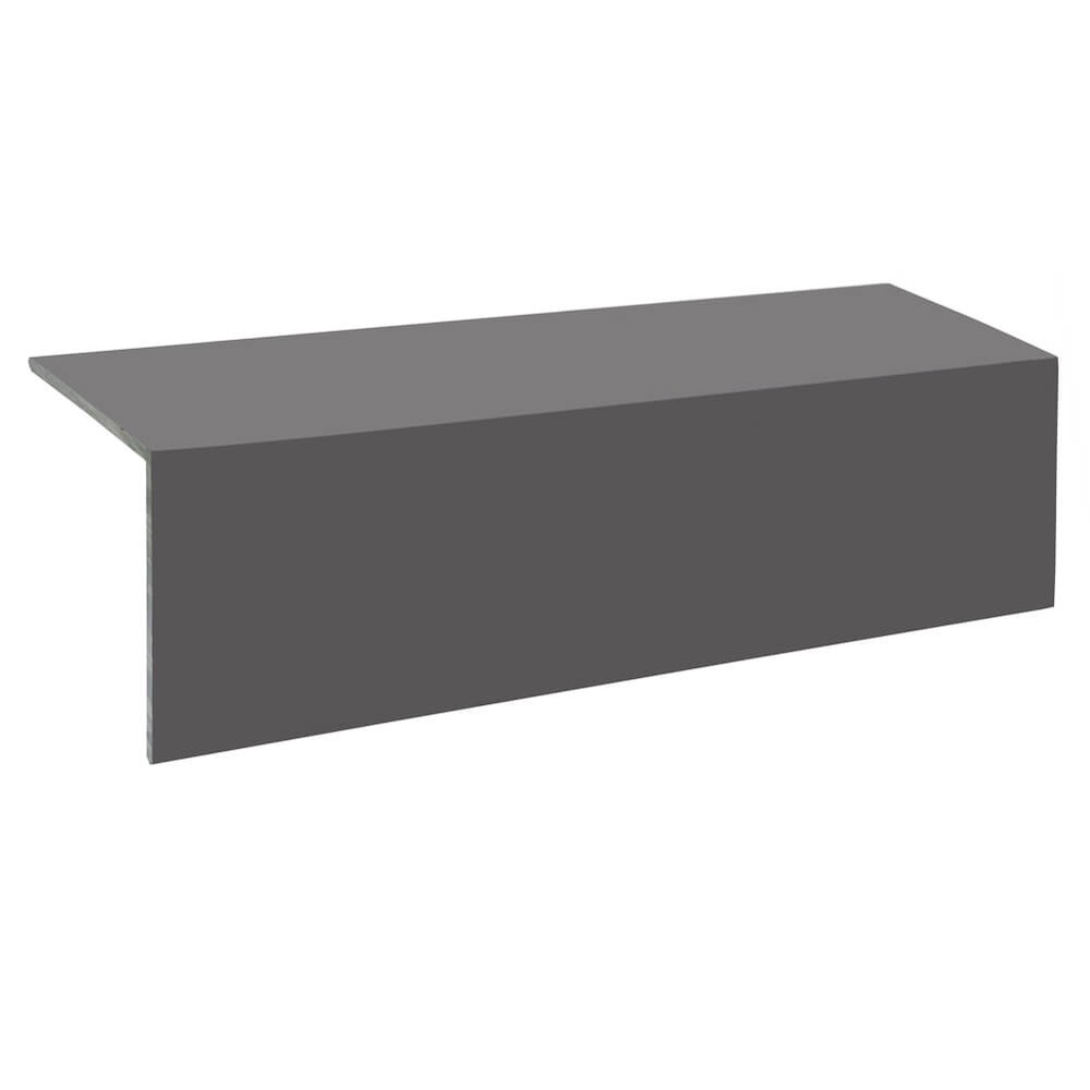 40 x 40mm x 1.5mm - 3m Long Angle RAL 7012 Basalt Grey Matt (anti slip)