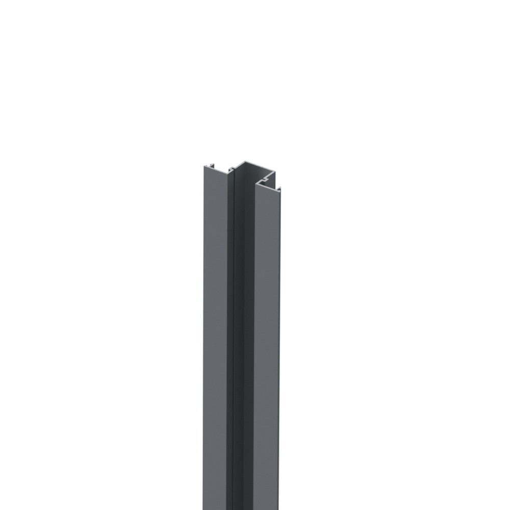 Corner Post Insert 2.5m For 1.8m Post RAL 7012 Basalt Grey Matt