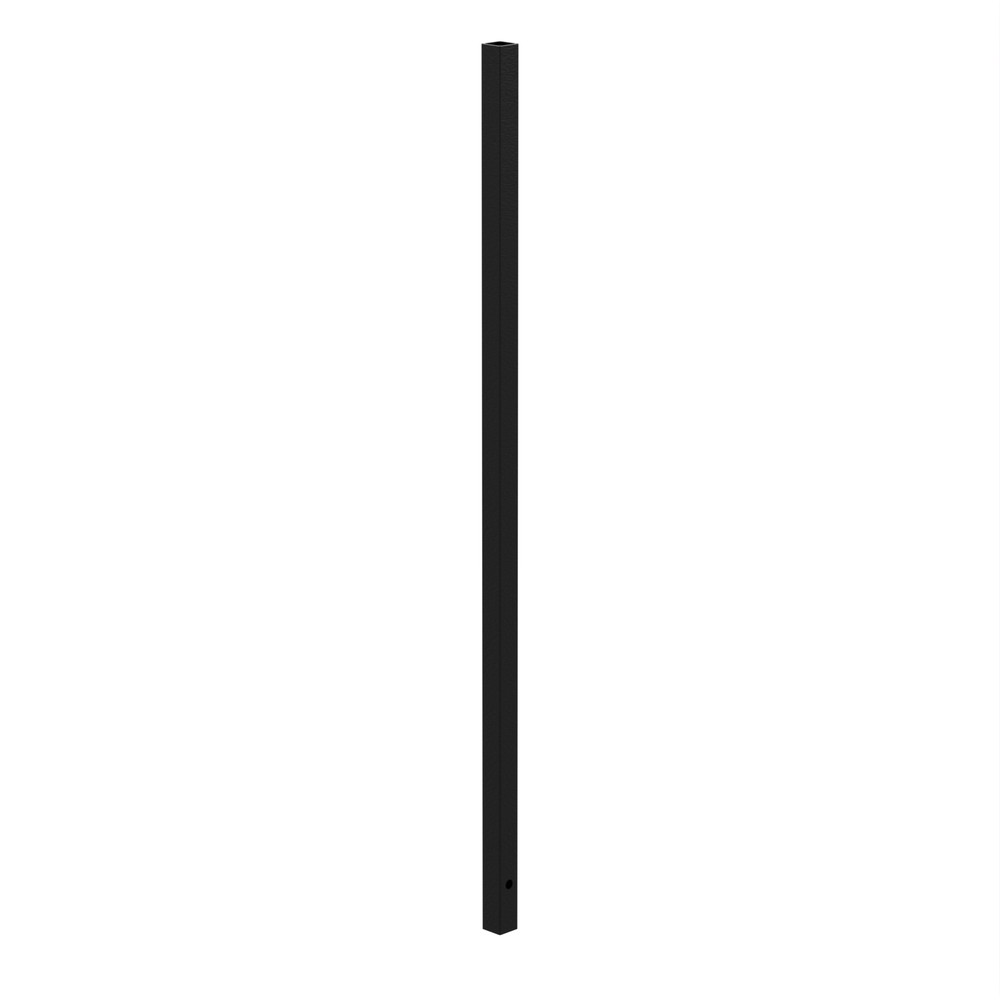 50.8mm Concrete In Post 1.2m High Fence Black Gloss Aluminium (1750mm long)