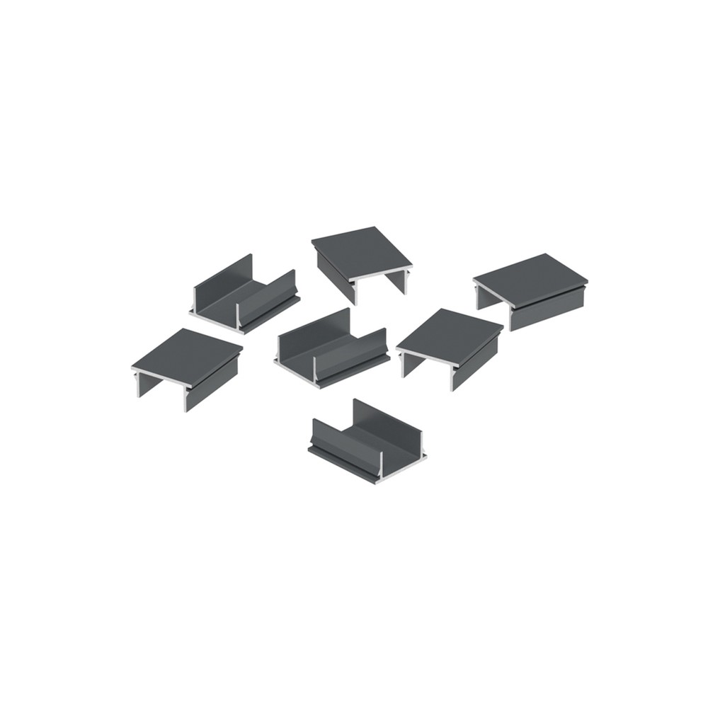25mm Spacer Strip - Pack of 40 Black Sand RAL 9005