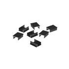 25mm Spacer Strip - Pack of 40 Black Sand RAL 9005