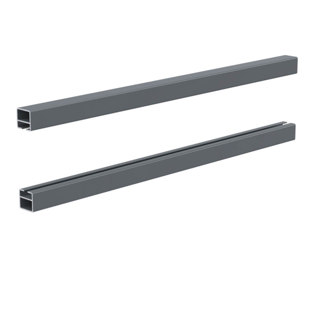 Kit - Top/Bottom Rails For 5mm Screens - 1825mm Long
