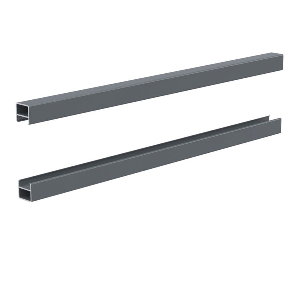 Kit - Top/Bottom Rails For 16mm Screens 1825mm Long