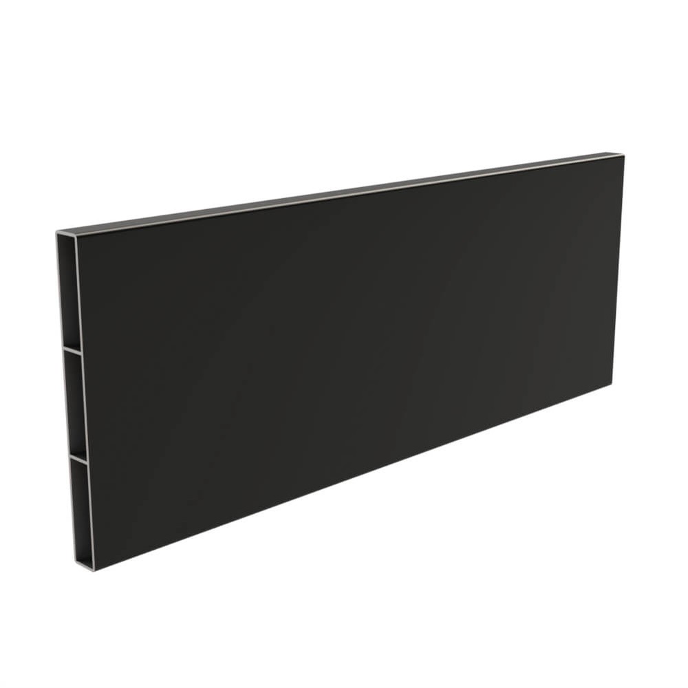 Parallel Fence Board Black Sand 6m Long RAL 9005 Matt Finish 150 x 16mm