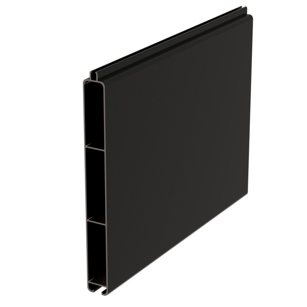 Connect Fence Board Black Sand 6m Long RAL 9005 Matt Finish 150 x 16mm