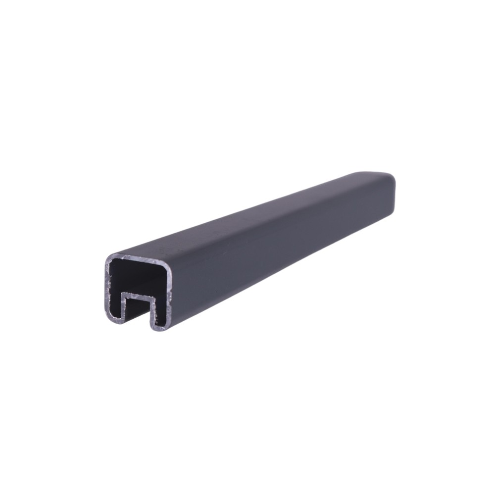 Connect Top Cap Basalt Grey Sample RAL 7012 -Gloss Finish 150mm