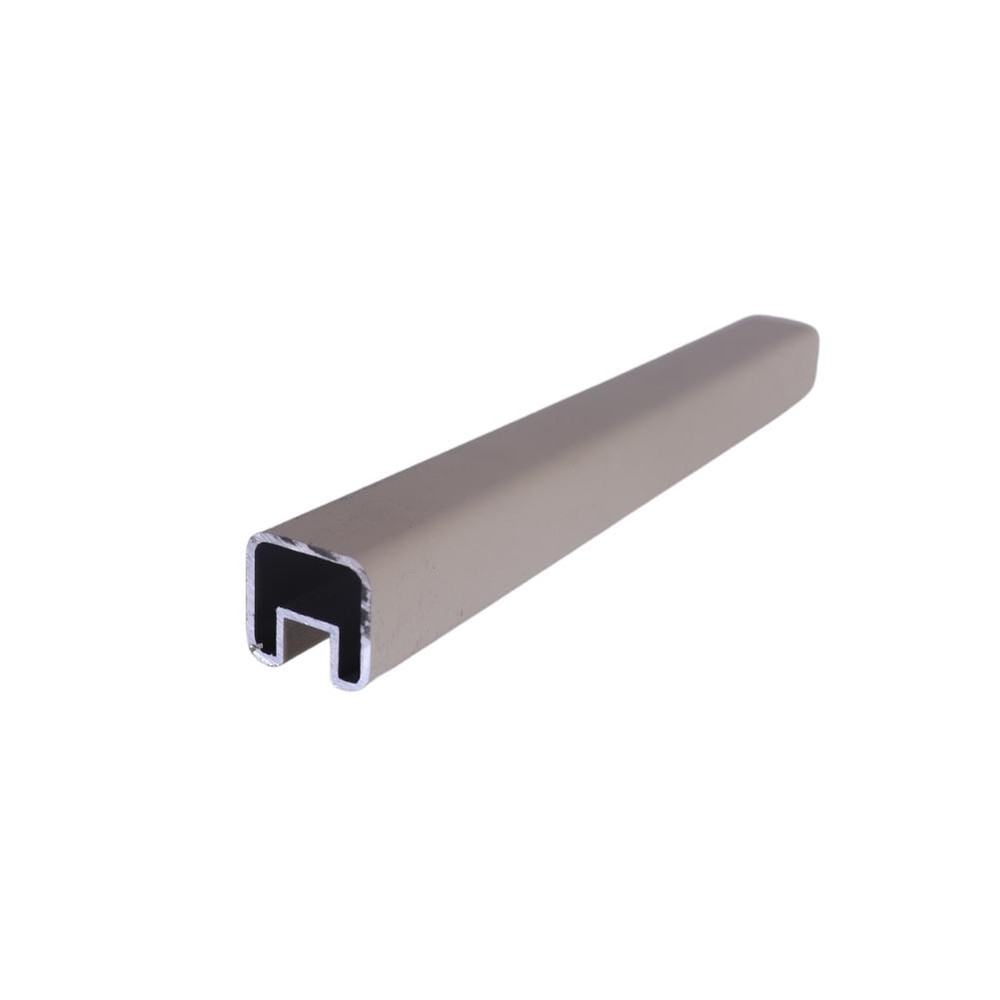 Connect Top Cap Pebble Grey Sample RAL 7032 Gloss Finish 150mm