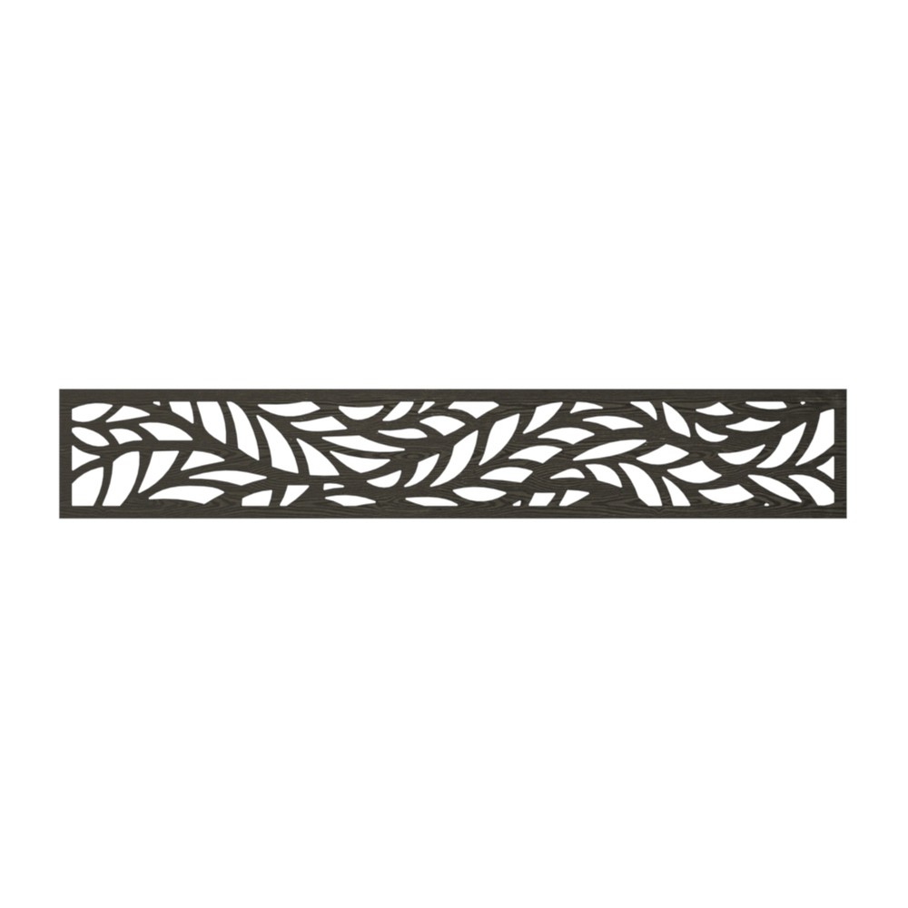 WPC Panel - 1820 x 300mm x 5mm Ivy Black Wood Effect WPC Panel