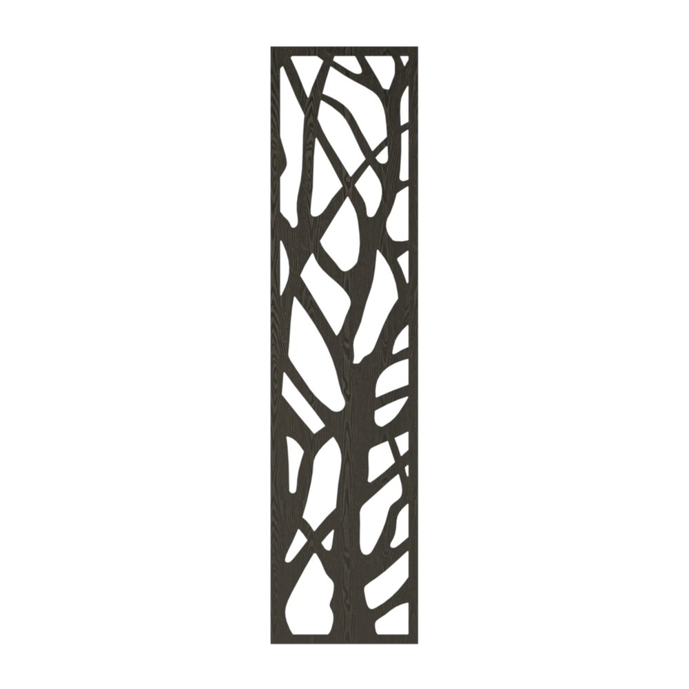 WPC Panel - 1820 x 450mm x 16mm Woodland Black Wood Effect WPC Panel