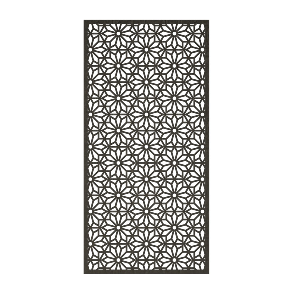 WPC Panel - 1820 x 900 x 16mm Dahlia Black Wood Effect WPC Panel