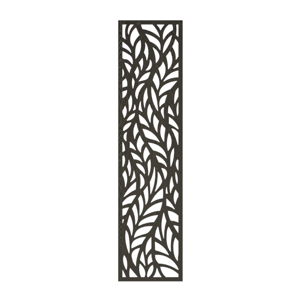 WPC Panel -1820 x 450 x 16mm Ivy Black Wood Effect WPC Panel