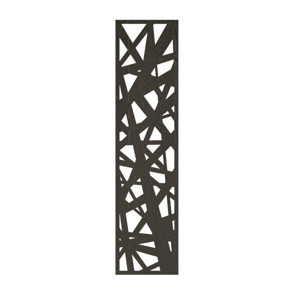 WPC Panel - 1820 x 450 x 16mm Prism Black Wood Effect WPC Panel