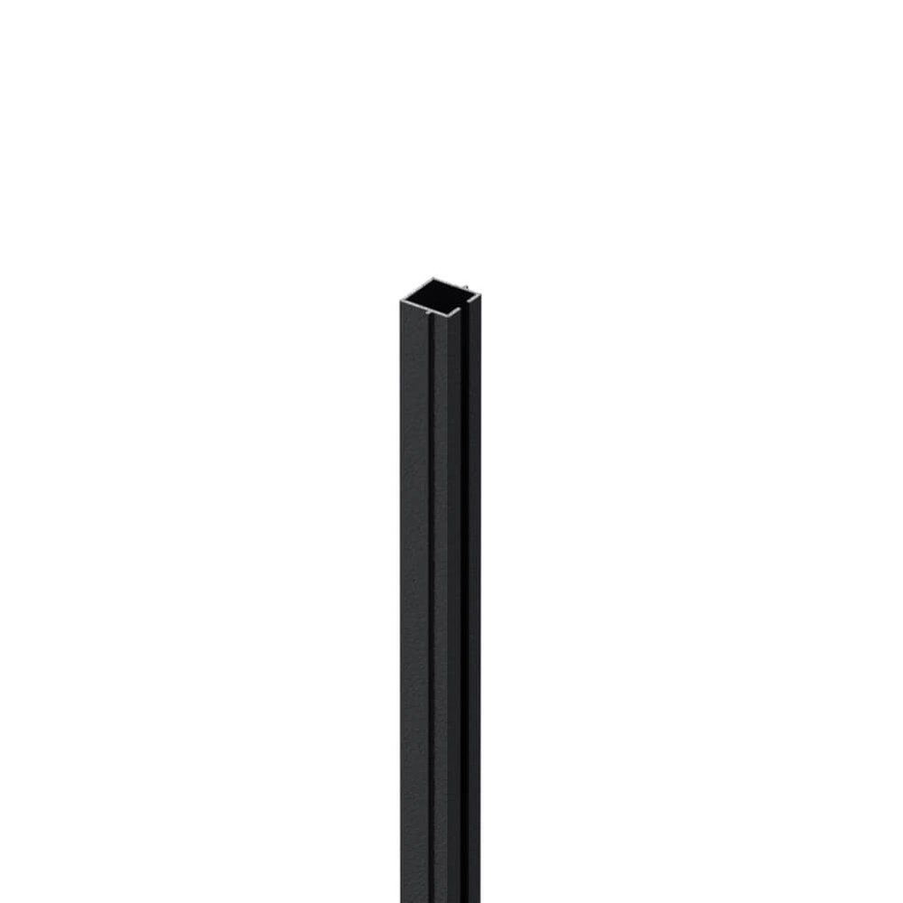 2mm Laser Cut Screen Mid Post Insert 2500mm - RAL 9005 Black Sand Matt