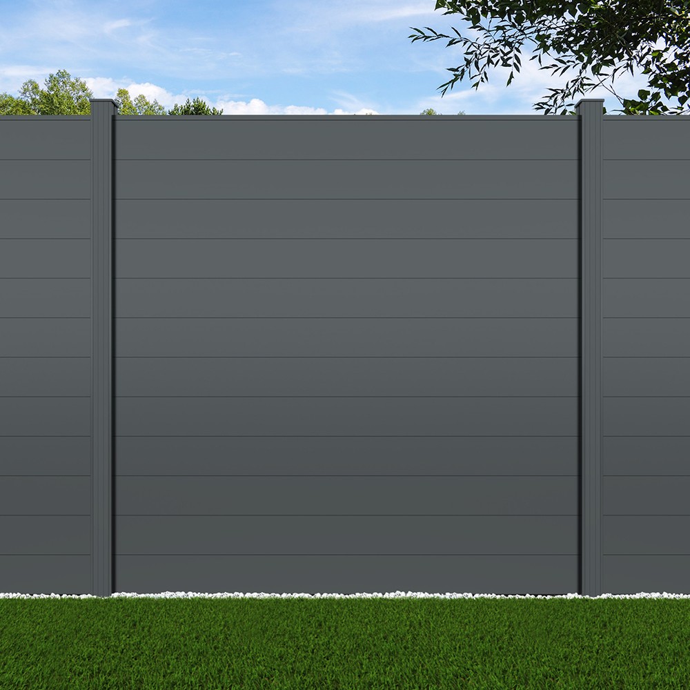 1.8m Connect Basalt Grey - Basalt Grey Posts - Metre Price