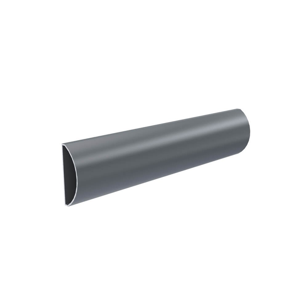 1825mm Half Round Oval Board 55 x 20mm RAL 7012 Basalt Grey Matt