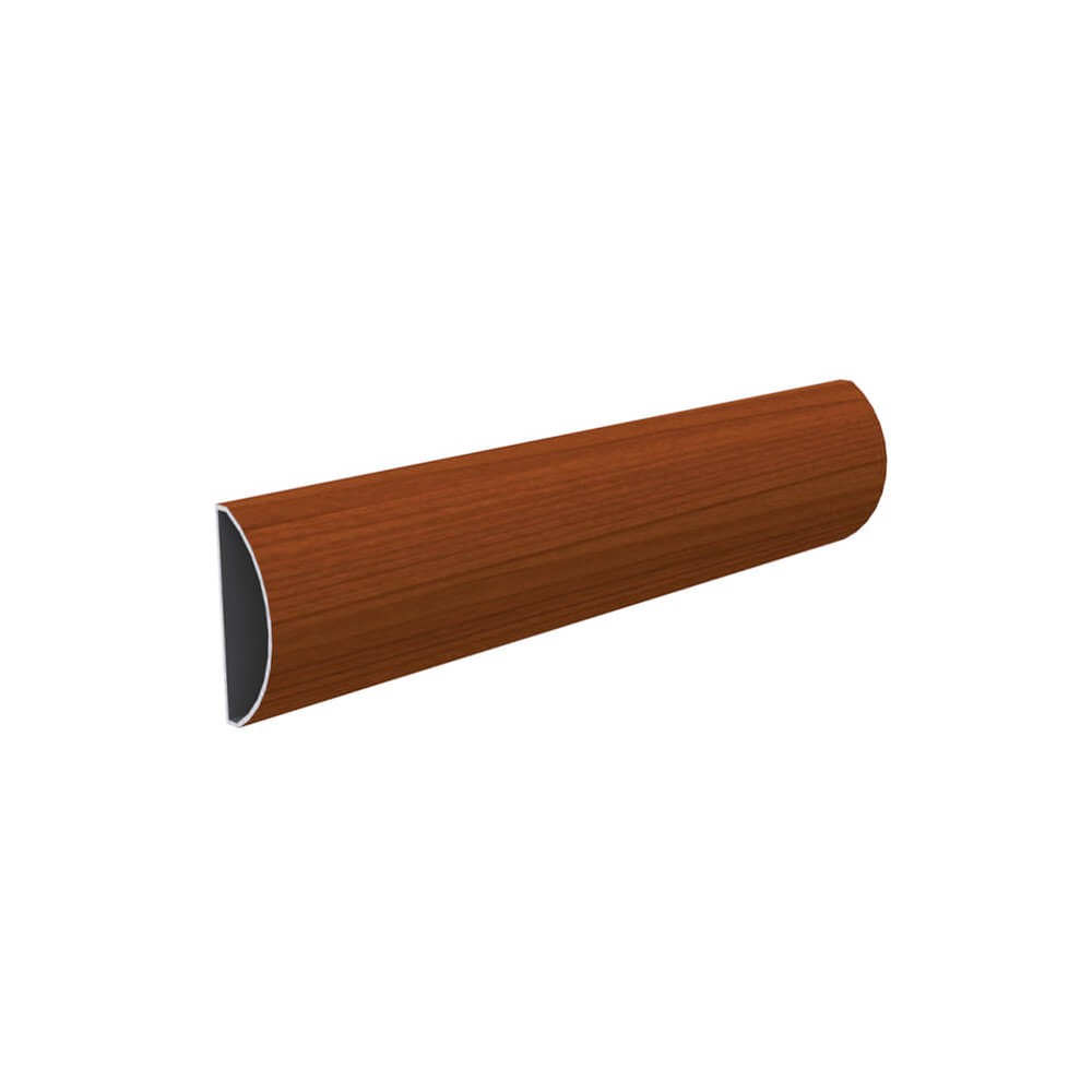 1825mm Half Round Board 55 x 20mm Oak Wood Grain Effect
