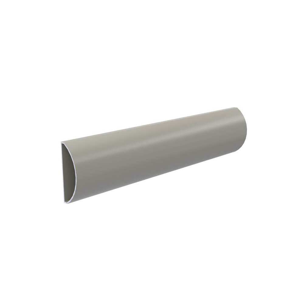 1825mm Half Round Oval Board 55 x 20mm RAL 7032 Pebble Grey Matt