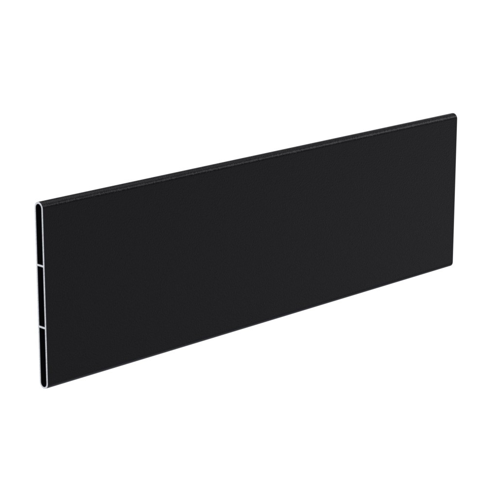 1825mm Louvre Fence Board RAL 9005 Black Sand Matt (120 x 8mm)
