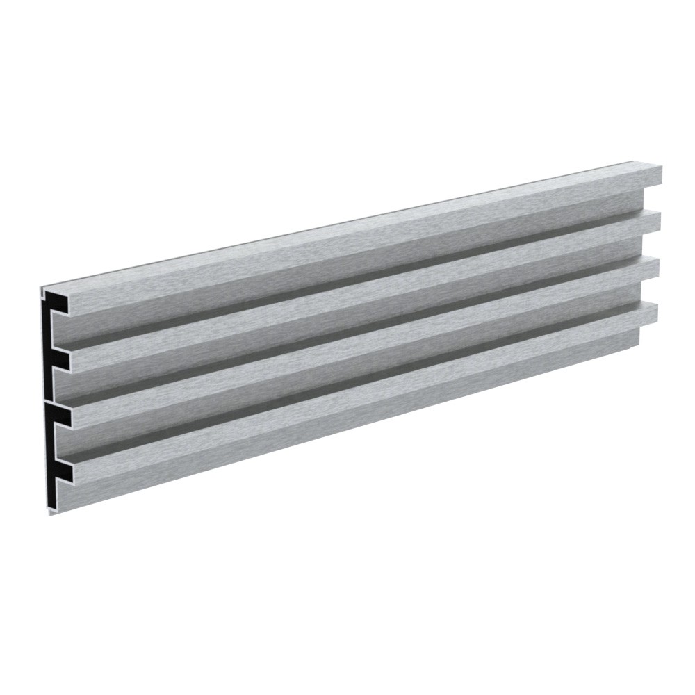 1825mm Ridged Board 100 x 20.6mm Mill Finish
