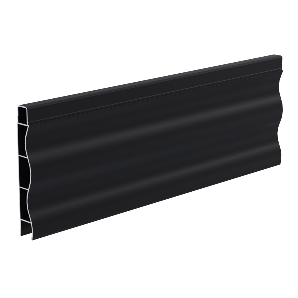 1825mm Wave Board 120 x 20.6mmRAL 9005 Black Sand Matt