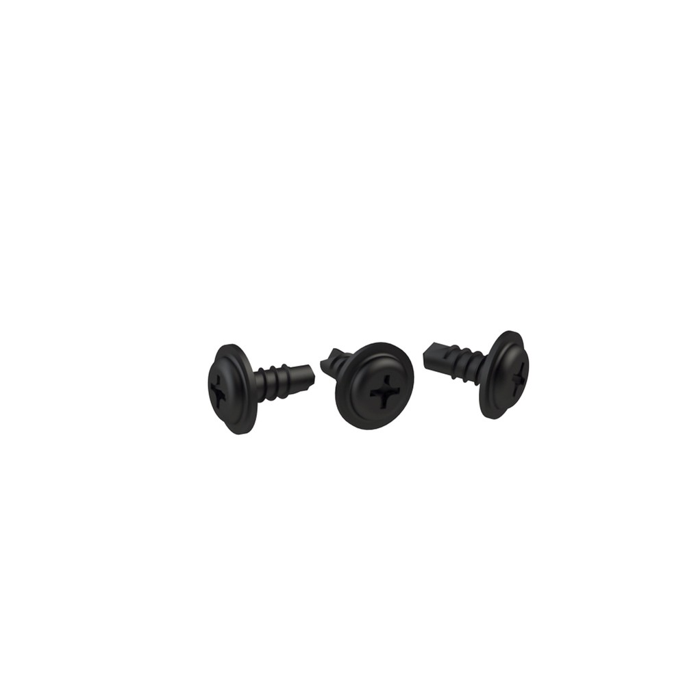 4.2 x 12mm Screws for Fixing Boards Bag of 100 - Dacromet Black Finish