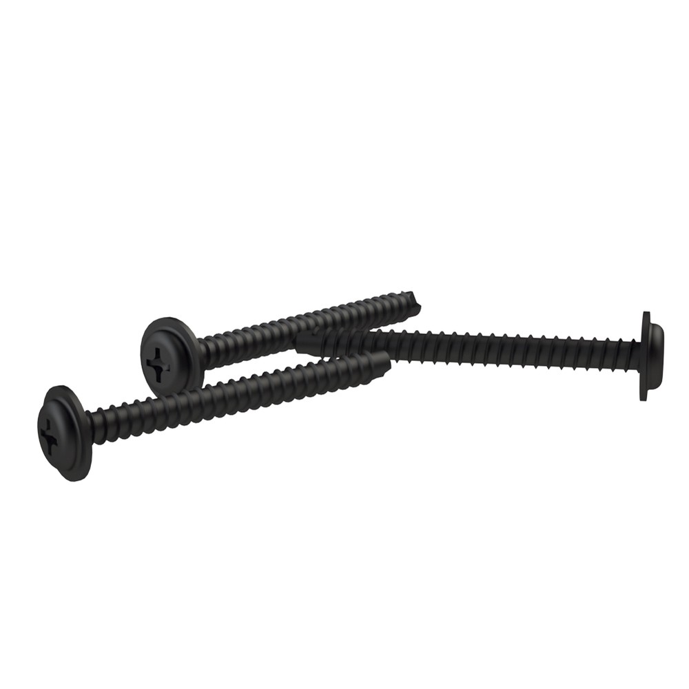 4.2 x 50mm Screws for Fixing Boards Bag of 100 - Dacromet Black Finish