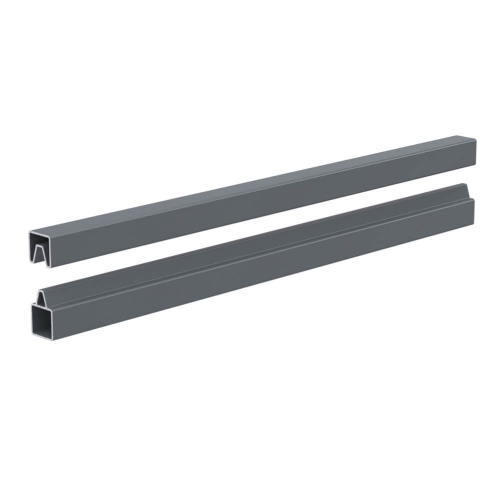 WPC Boards Kit - Top & Bottom Rails - Ba 1825mm Long