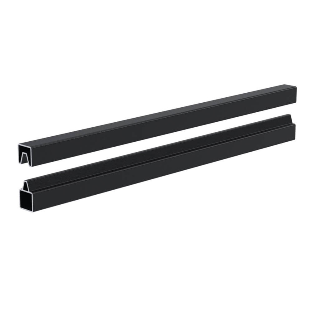 WPC Boards Kit - Top & Bottom Rails - Bl 1825mm Long