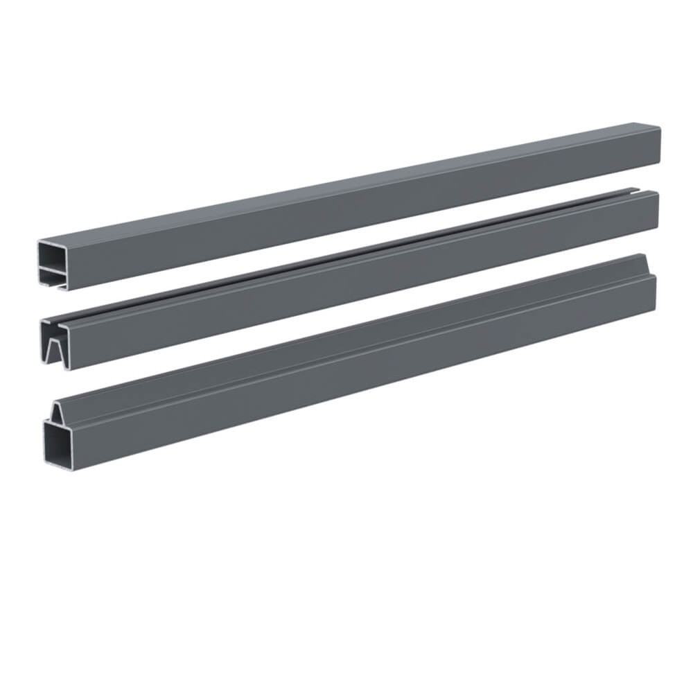 WPC Boards Kit For 5mm Screens - Basalt 1825mm Long