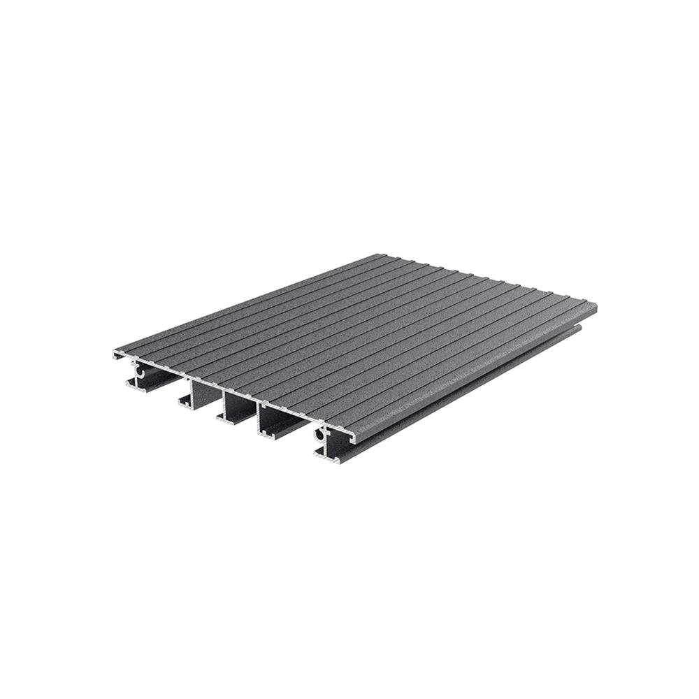 Decking Board - 145 x 17mm - 3600mm Long Anthracite RAL7016 Anti Slip/Fire Rated - F H Brundle