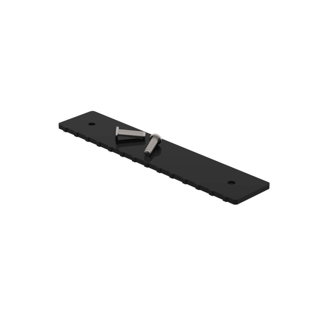 Decking Board End Cap - Black - Aluminium